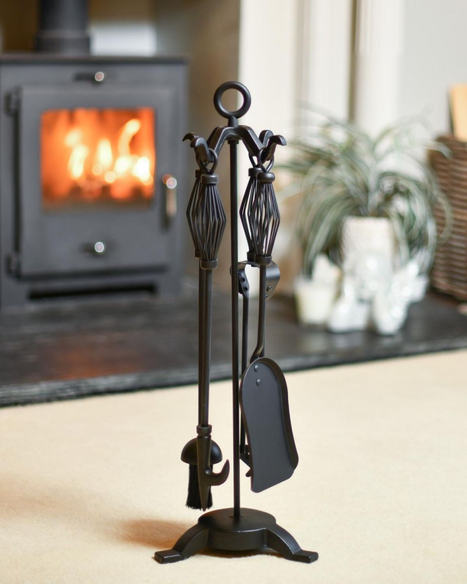 "The Dinnington" Black Companion Set In Situ