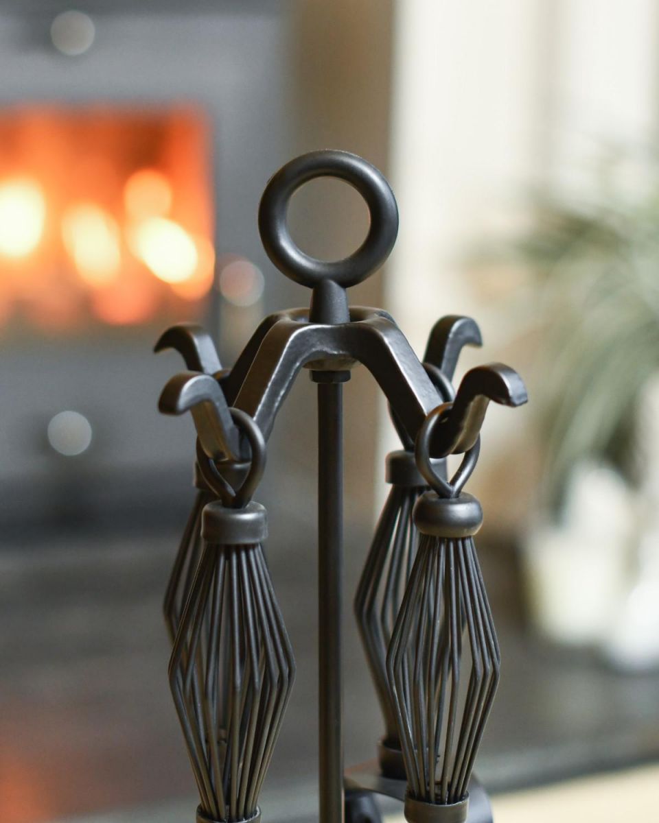 Close Up Of "The Dinnington" Black Companion Set Top