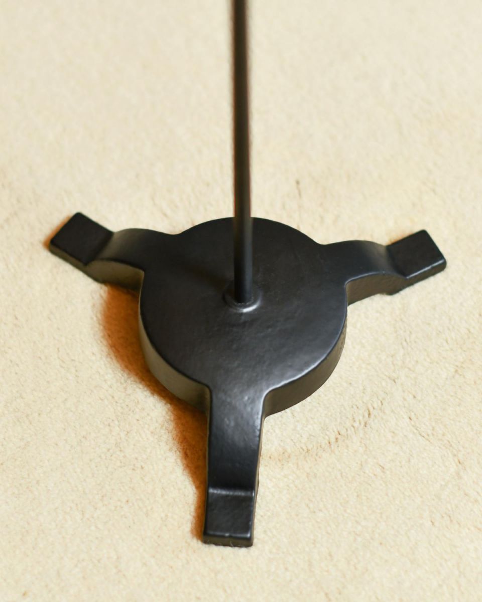 Close Up Of "The Dinnington" Black Companion Set Base