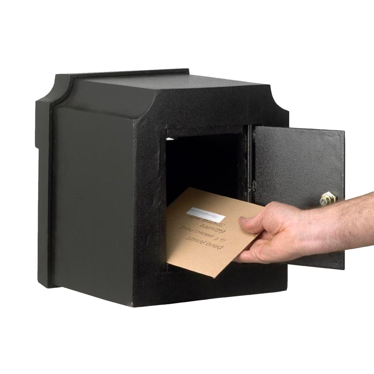 Rear Opening Door on the "The Farringdon" Post Box  Rear Opening Door on the "The Farringdon" Post Box