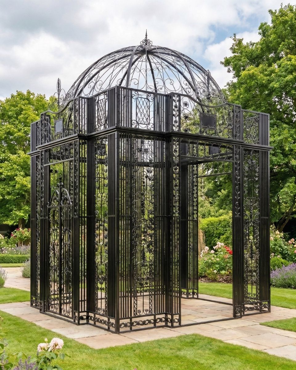 The LUXURY "Royal Alexandria" Wrought Iron Pavilion 