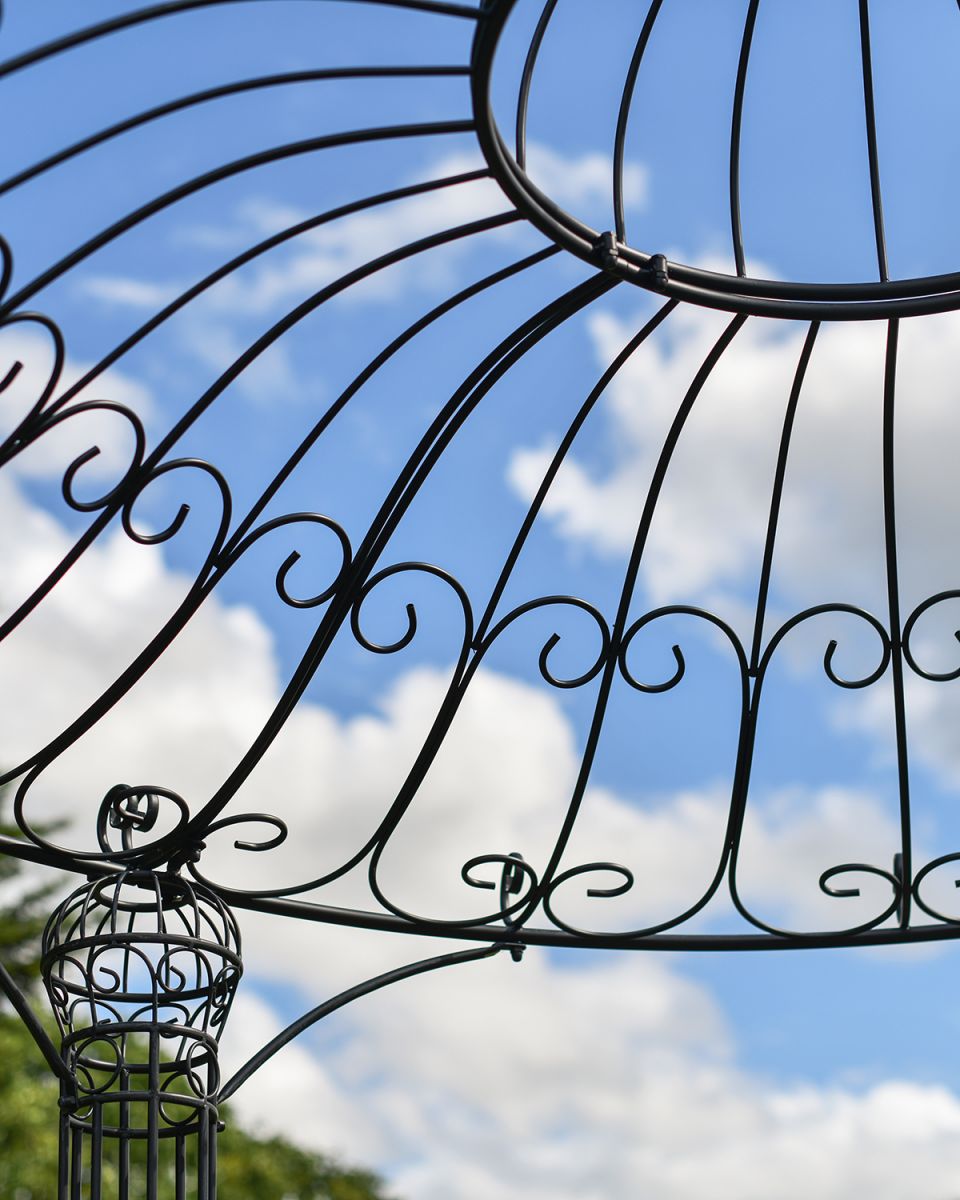 View of the Ceiling of the Gazebo