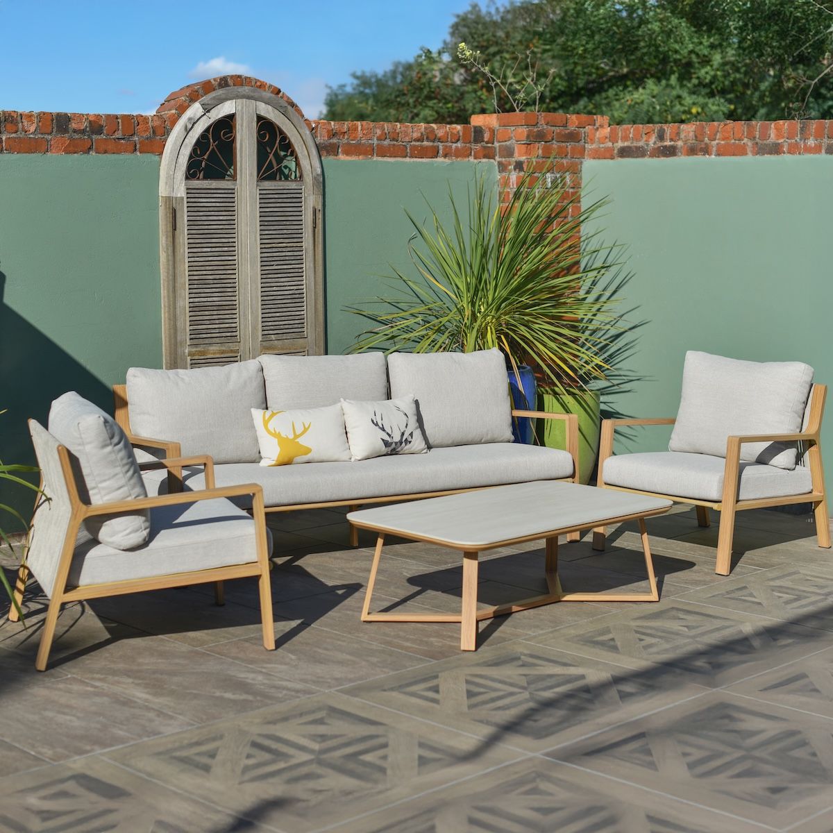 The "Oslo" Five Seater Garden Lounge Furniture Set