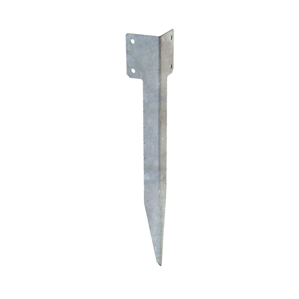 The Pre galvanised Railway Sleeper Corner Spikes - Single on a White Background