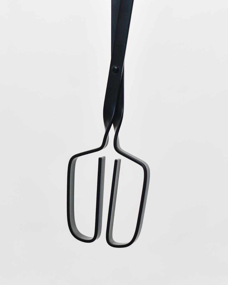The “Prism” Steel Fire Place Tongs handles