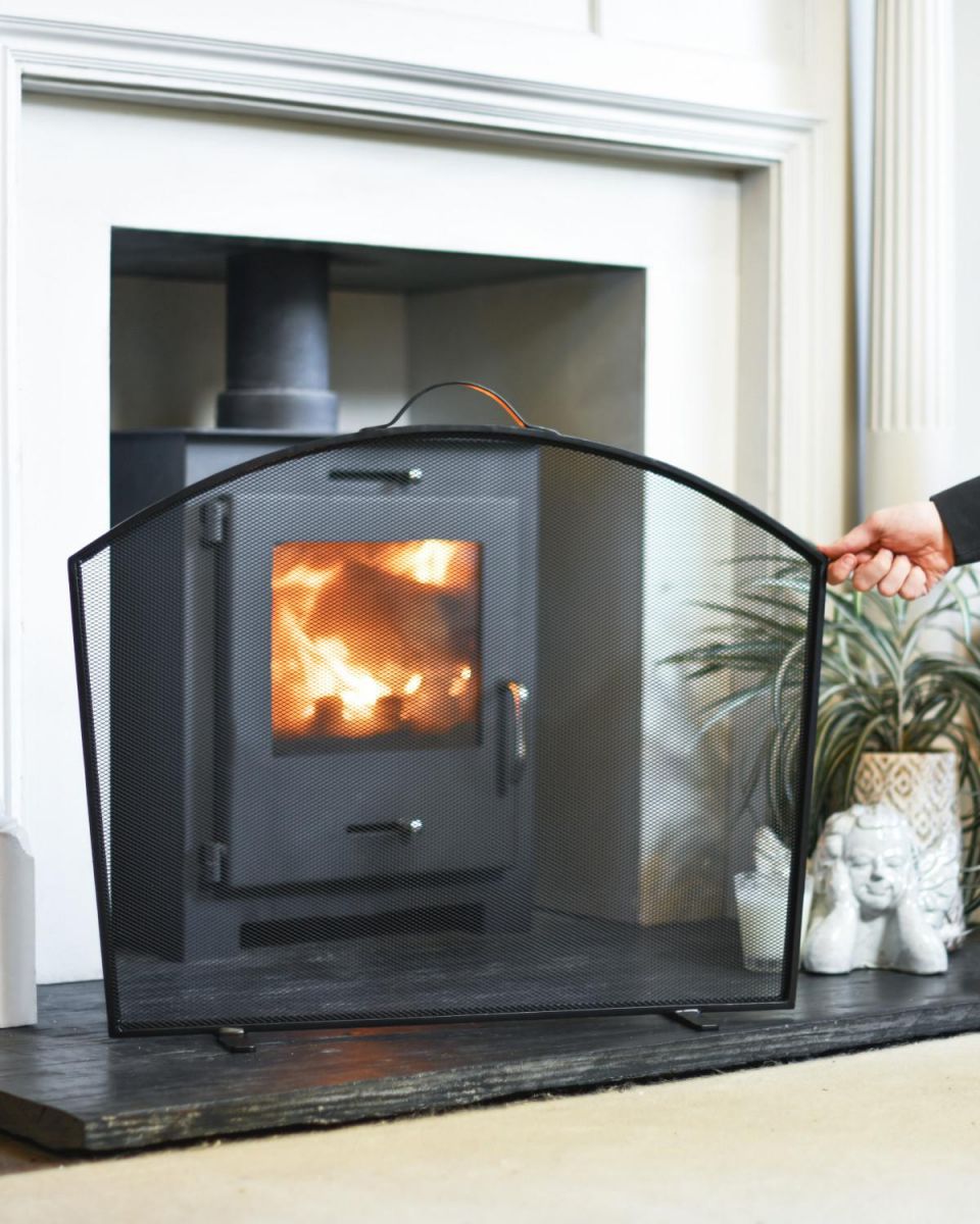 Scale Shot Of "The Quadrata" Black Fire Guard