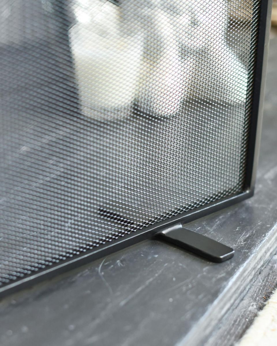 Close Up Of "The Quadrata" Black Fire Guard Foot