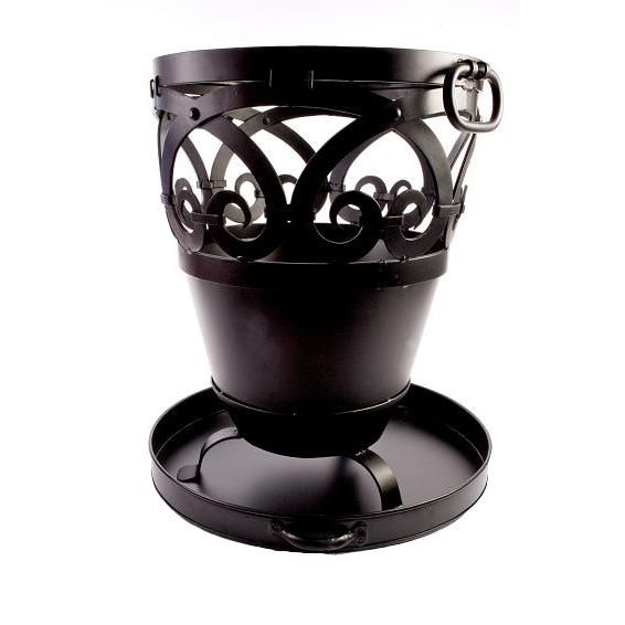 Deluxe "Cradley" BBQ & Wood Burner in Black