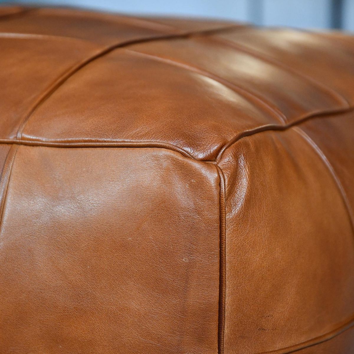 Close-Up of Tan Leather 