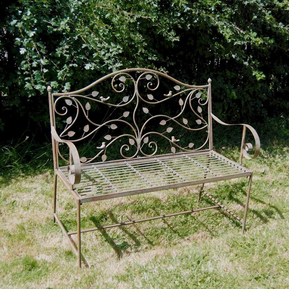 "The Woodlands" Rustic Garden Bench in Situ in the Garden "The Woodlands" Rustic Garden Bench in Situ in the Garden