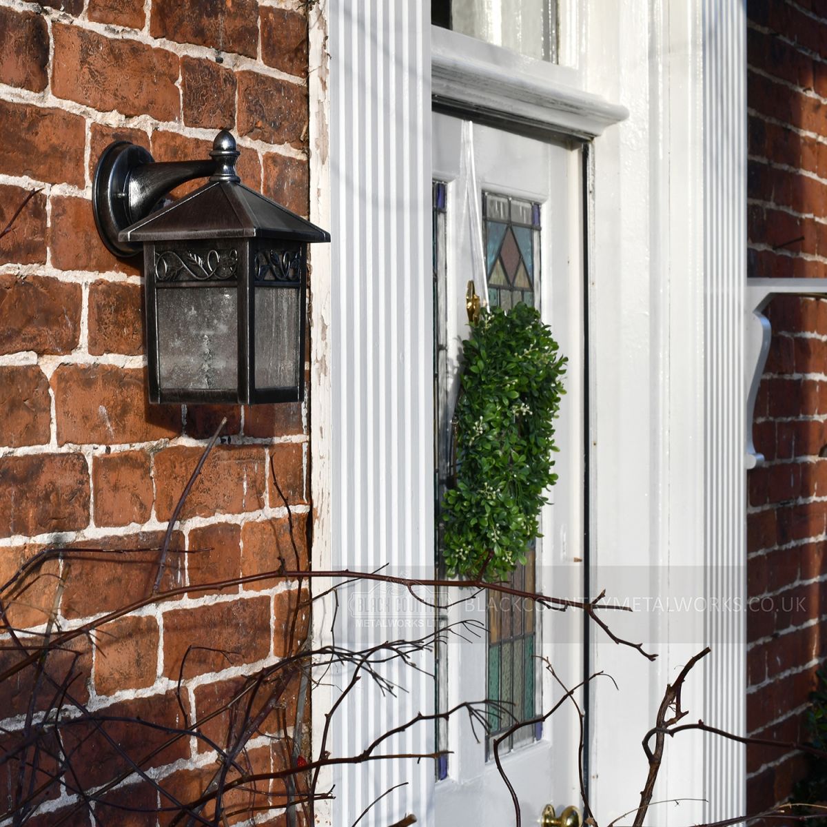 "Thetford" Traditional Wall Lantern in Situ