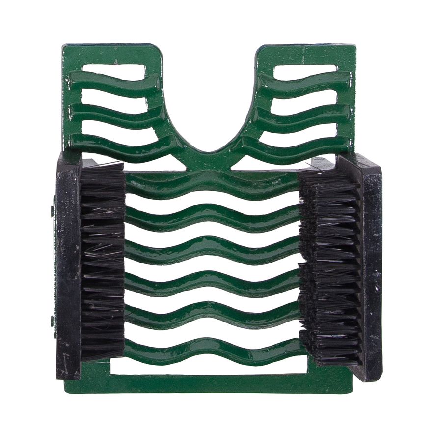 Green Three in One Black Boot Jack Boot Brush and Scraper