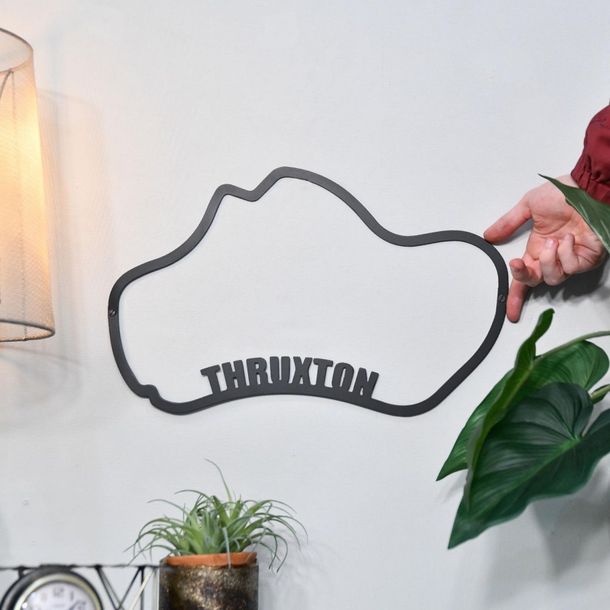 Thruxton Race Track Wall Art in Situ 