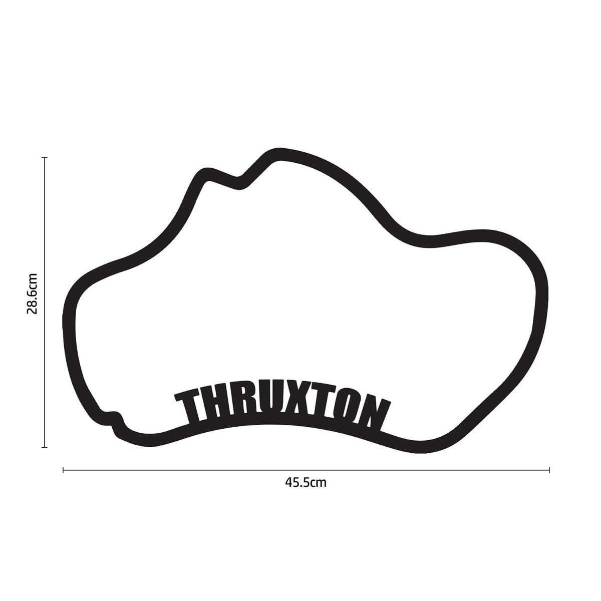 Thruxton Race Track Wall Art Dimensions 