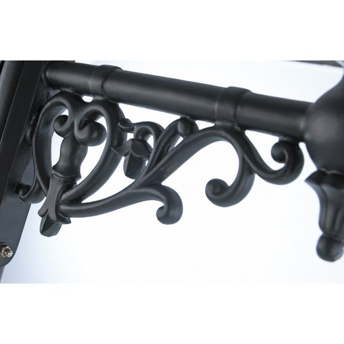 Close-up of the Ornate Scroll Work on the Capella Bracket