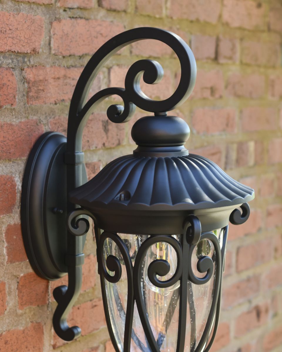 Close Up Of The Details And The Seeded Glass From The Birchall Light