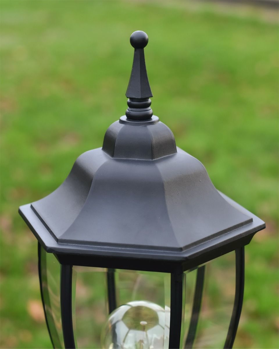 Close up Of Top Finial On Light