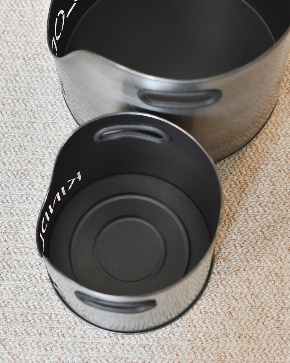 top view of empty log holders top view of empty log holders