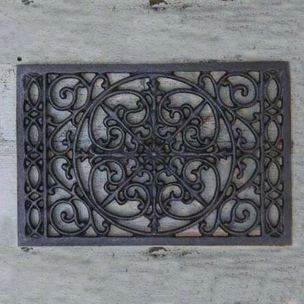 Rectangular Ornate Cast Iron Kitchen Trivet