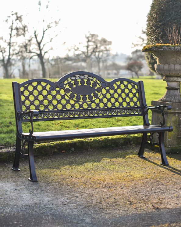 Traditional Copper "Fairford" Aluminium Garden Bench