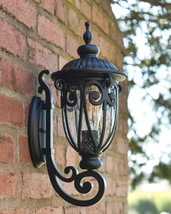 Traditional "Cropley" Bottom Fix Garden Wall Light  Traditional "Cropley" Bottom Fix Garden Wall Light