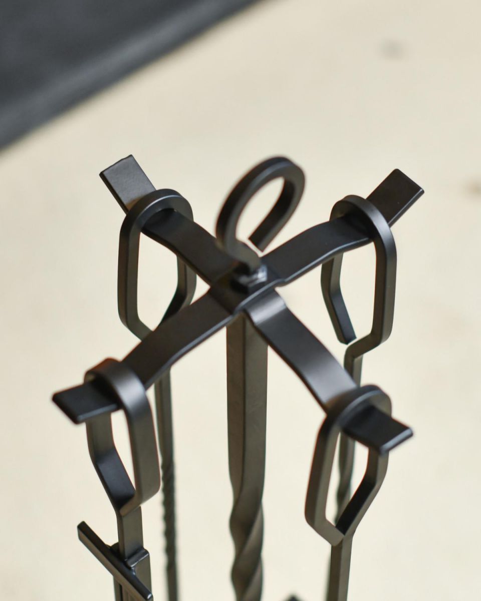 Close Up Of Traditional Loop Handle "Spiral" Companion Set Loop Handles