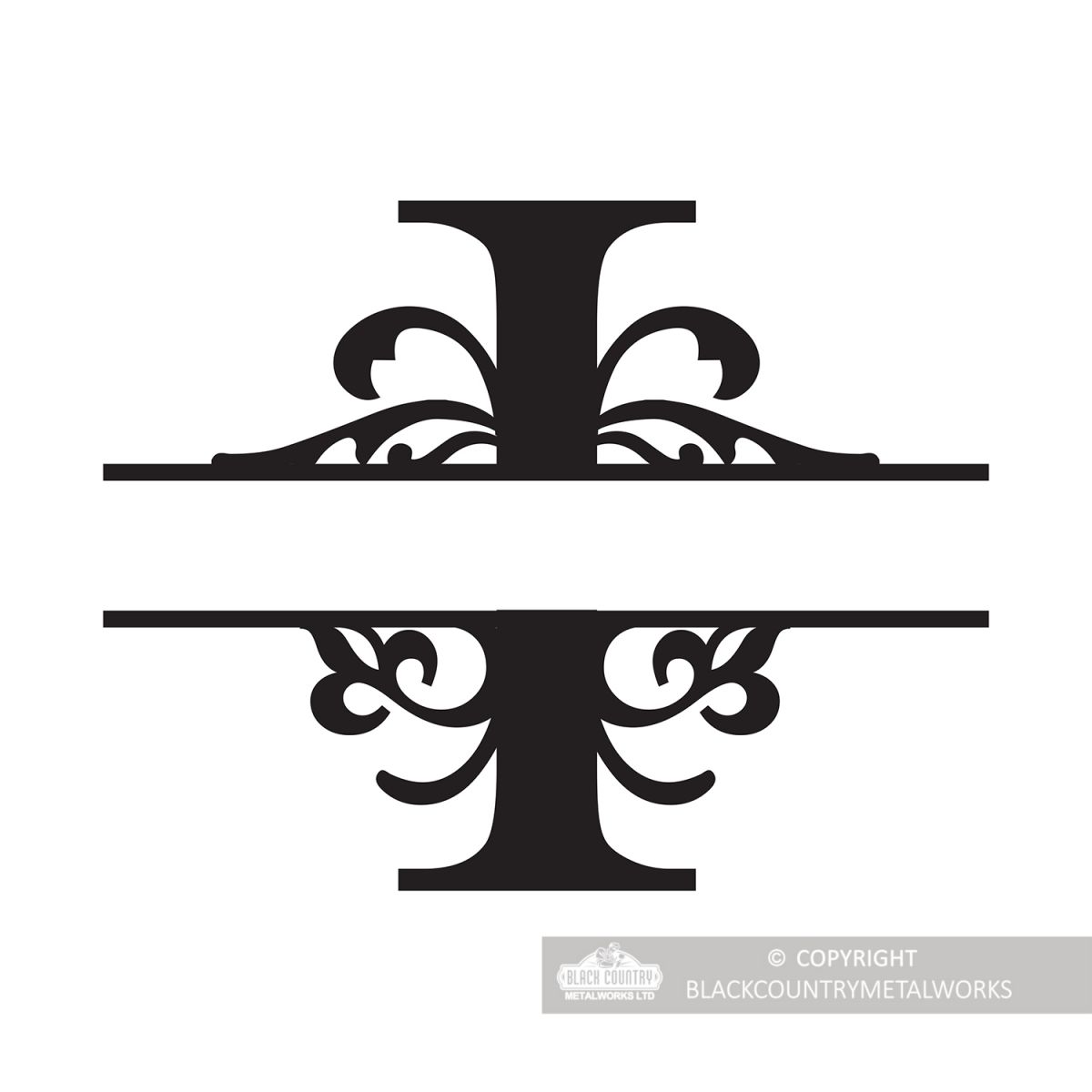 Letter I Personalised Monogram Name Sign Letter I Personalised Monogram Name Sign