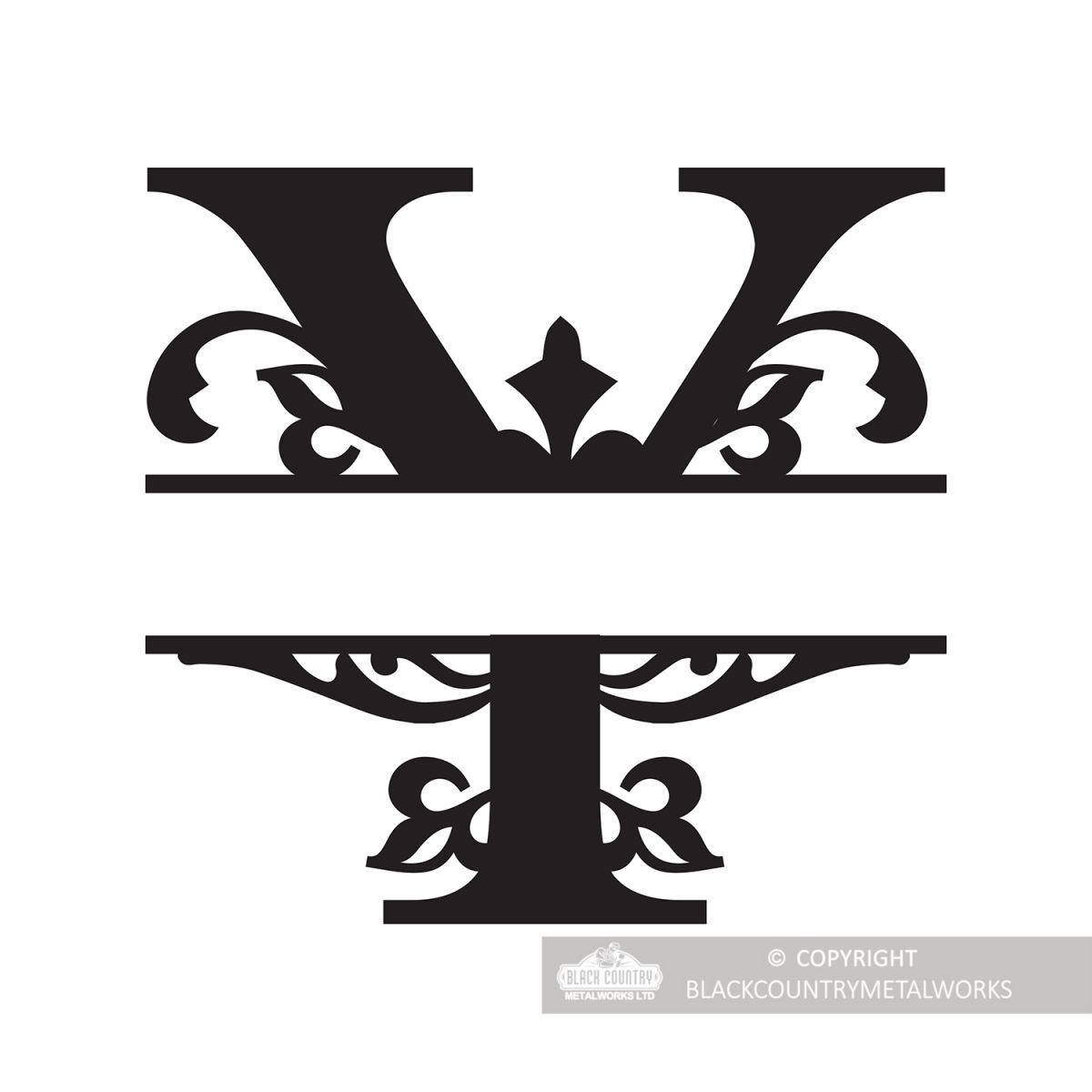 Letter Y Personalised Monogram Name Sign