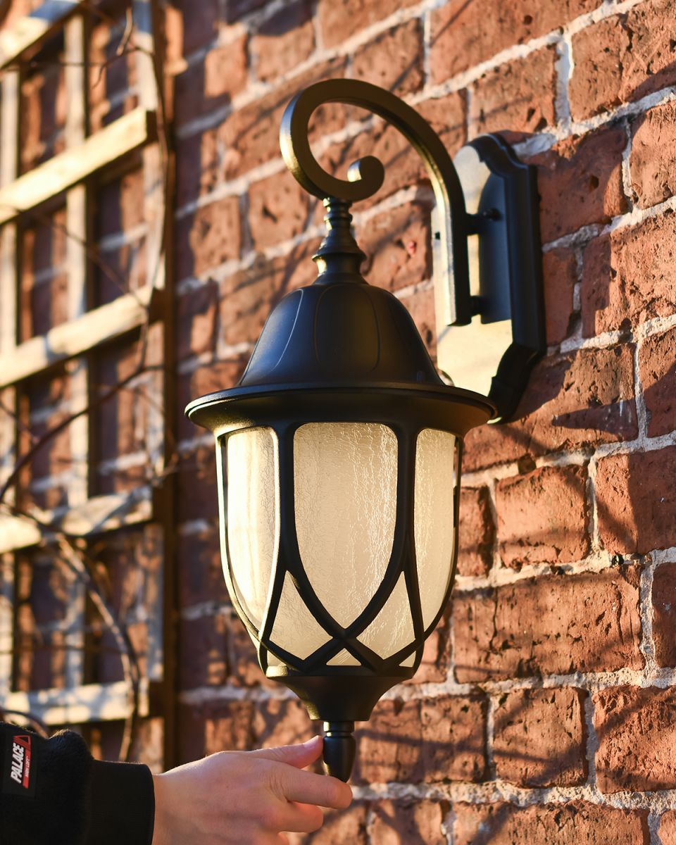 Traditional Victorian Top Fix Wall Lantern to Scale Traditional Victorian Top Fix Wall Lantern to Scale