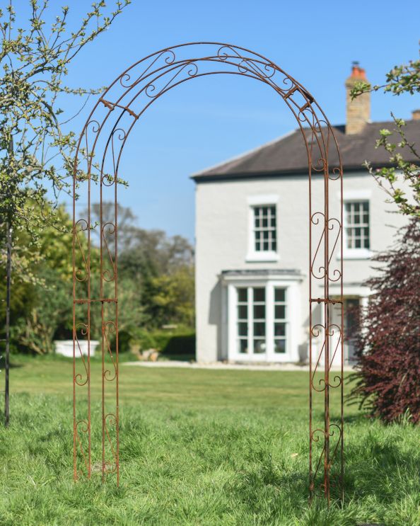 Traditional "Othona" Rustic Garden Rose Arch