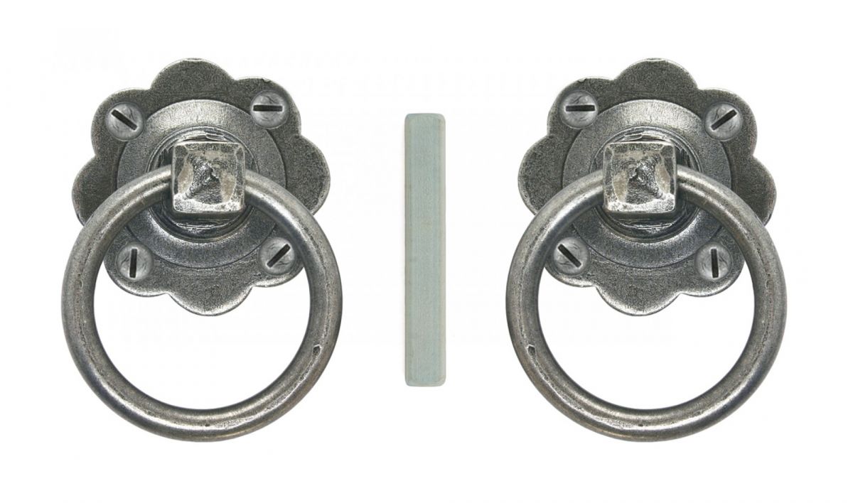 Traditional Pewter Gate Ring Turn Set
