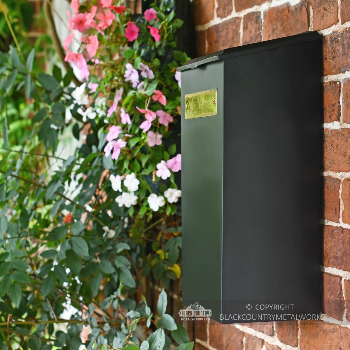 Traditional Square Wall Mounted Newspaper Parcel Box