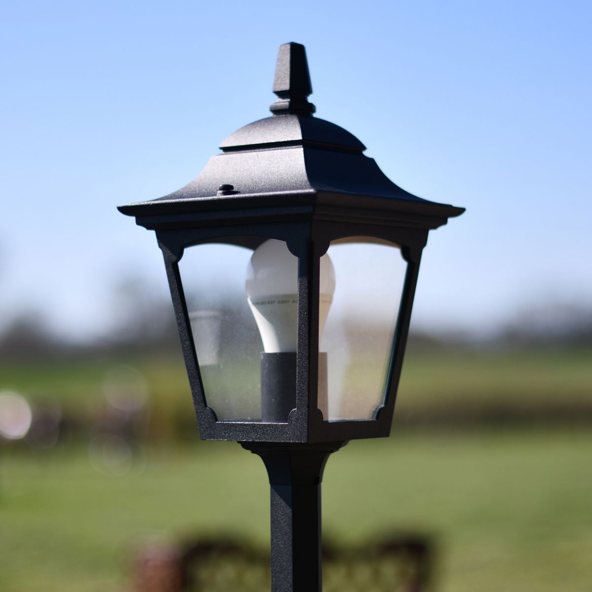 Close-up of Head of the Pillar Light