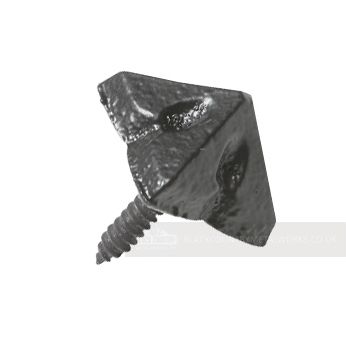 "Marlbury" Blacksmith Door Stud Finished in Black "Marlbury" Blacksmith Door Stud Finished in Black