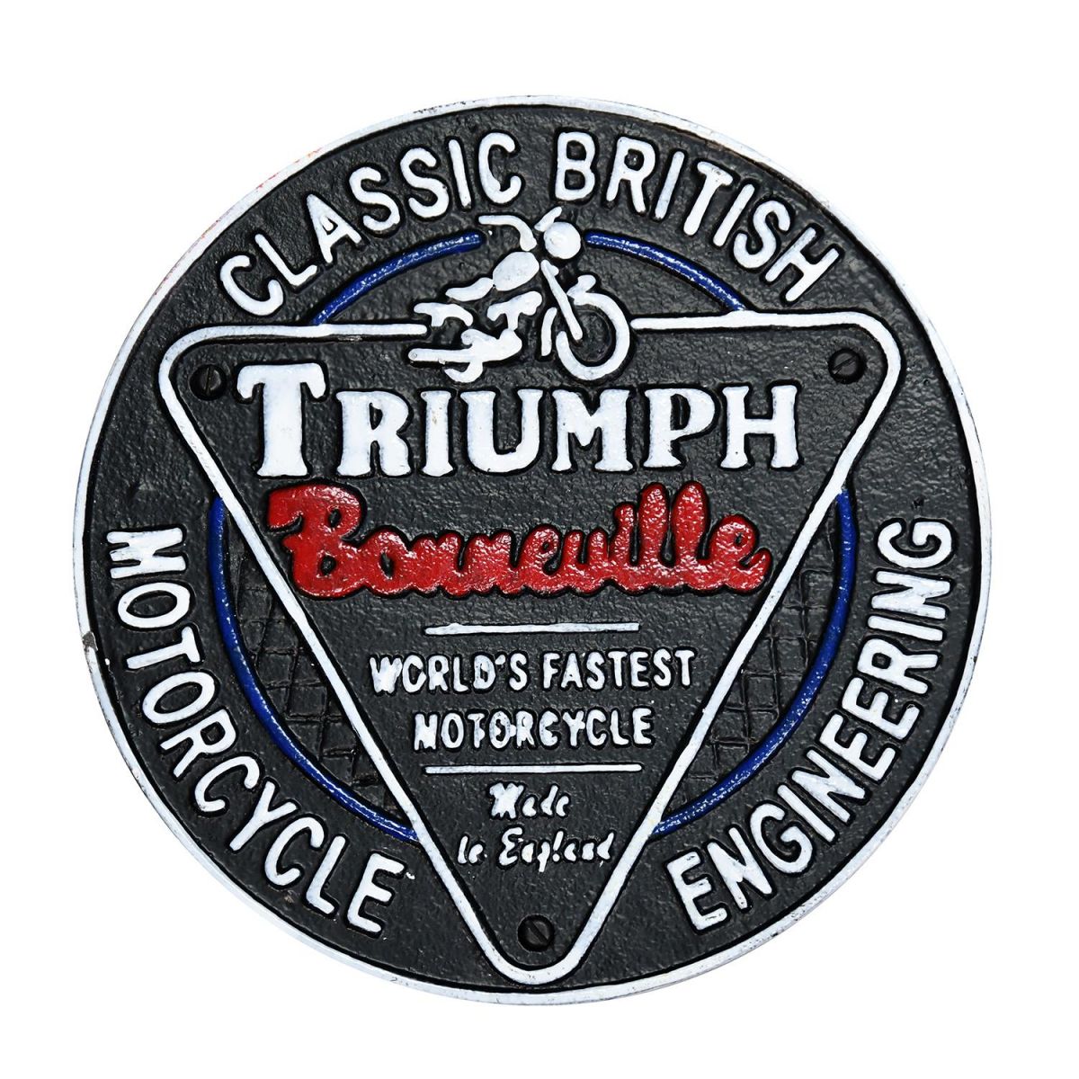 Retro Style "Triumph Motorcycles" Wall Sign