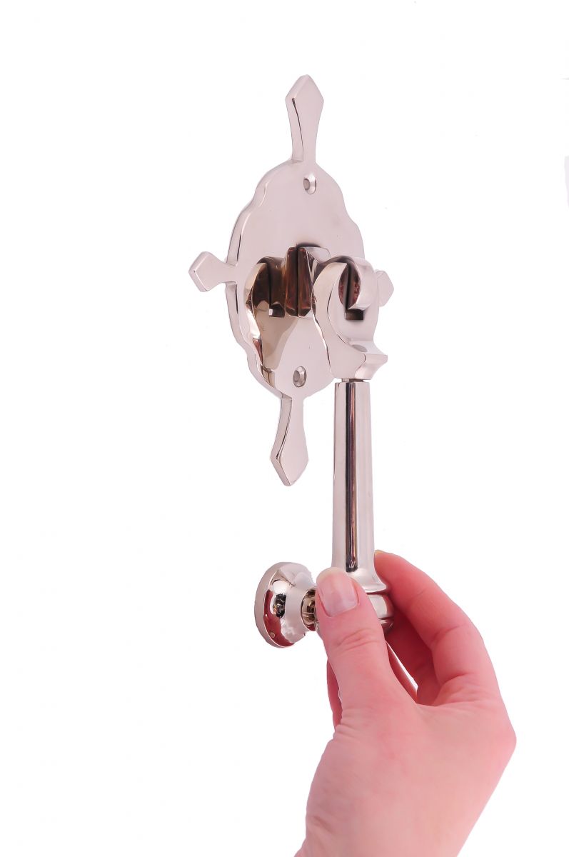 "Turnbrook Park" Bright Chrome Door Knocker