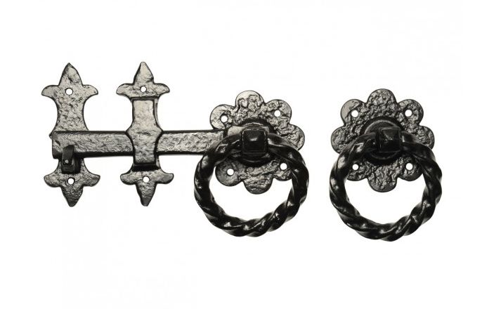 Twisted Handle Blacksmith Style Door Latch