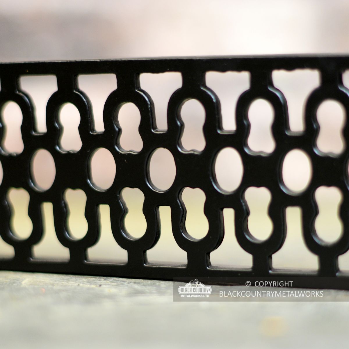 View of the Pattern on the Front of the Air Brick