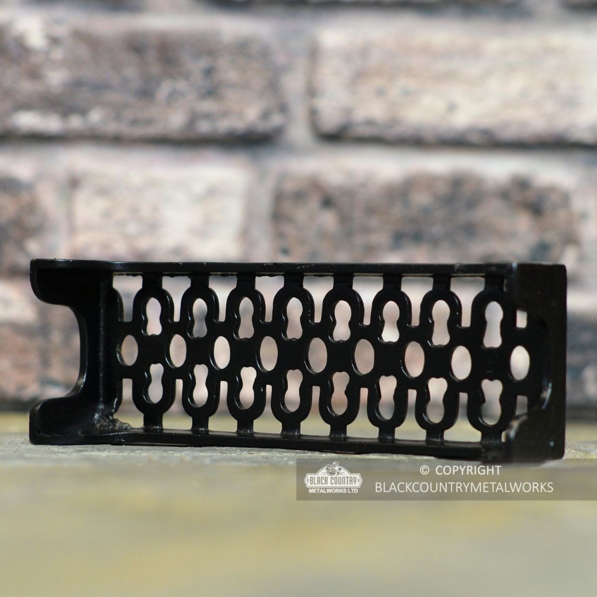 Back of the Cast Iron Air Brick