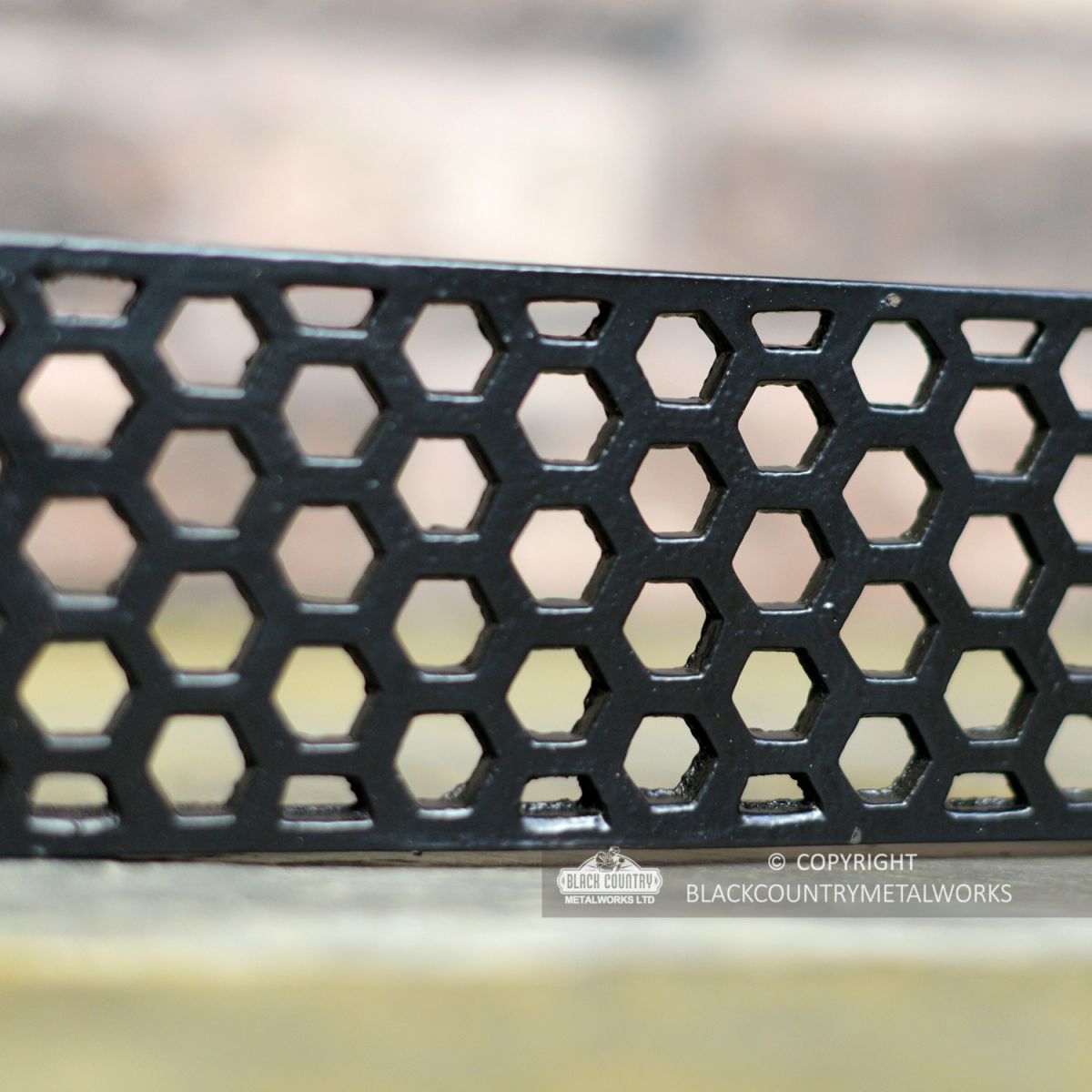 Close-up of the Pattern on the Air Brick