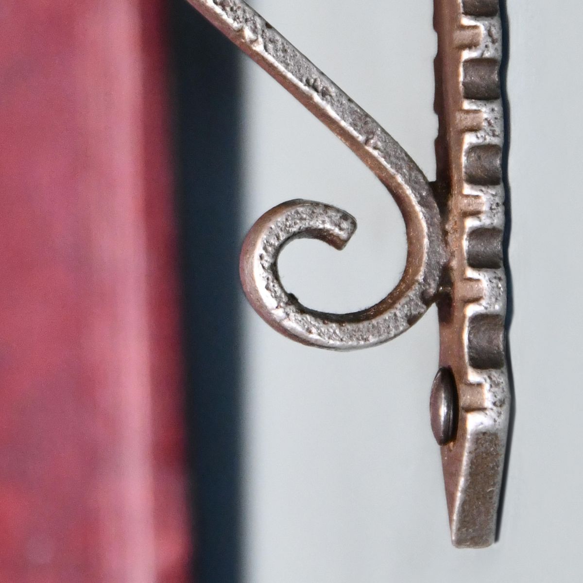 Close up of scroll detailing 