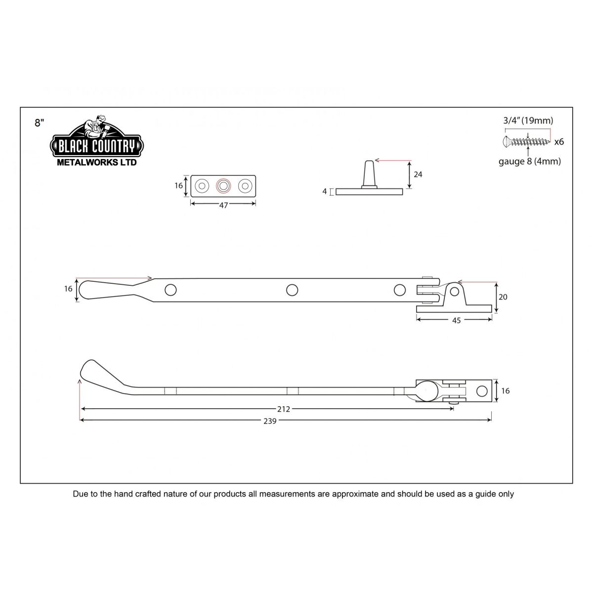 "Carleigh Keep" Antique Pewter Peardrop Window Stay  "Carleigh Keep" Antique Pewter Peardrop Window Stay