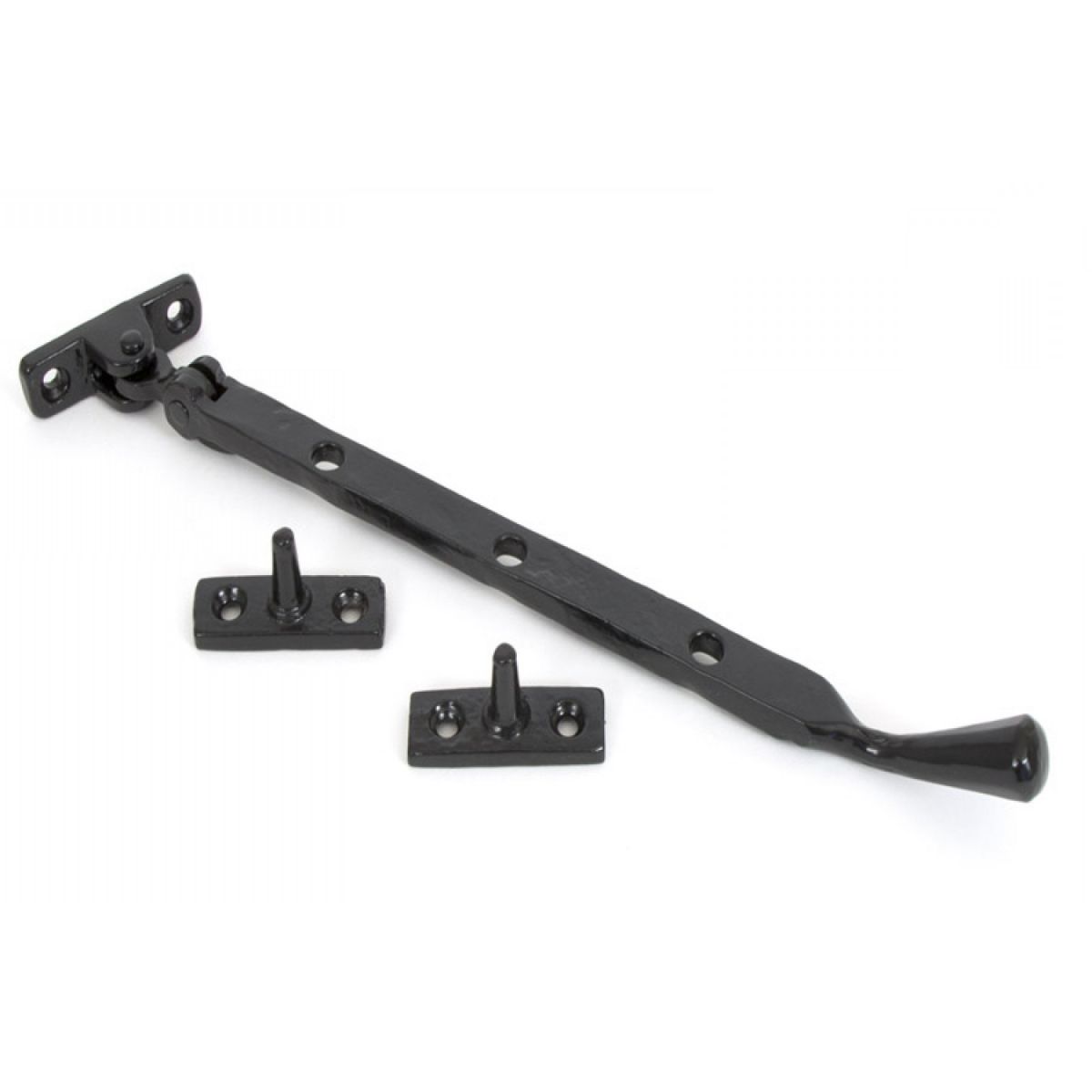 Black Iron Peardrop Window Stay 8" Black Iron Peardrop Window Stay 8"