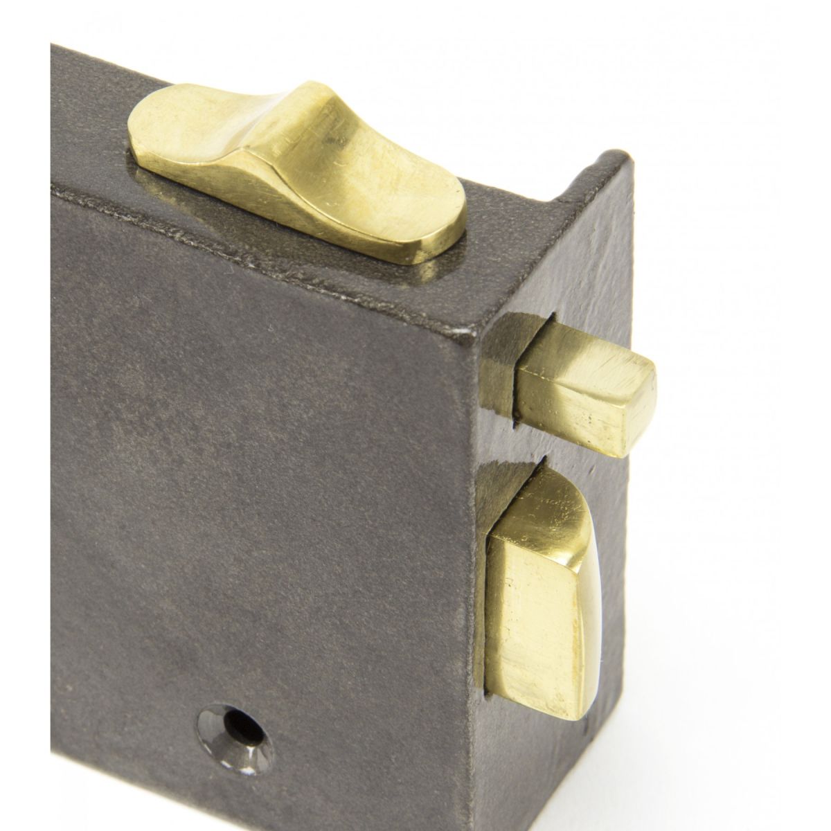 Left Hand Bathroom Latch Iron  Left Hand Bathroom Latch Iron