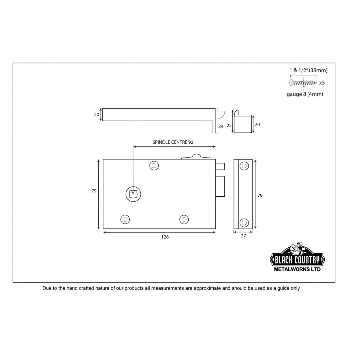 Left Hand Bathroom Latch Dimensions  Left Hand Bathroom Latch Dimensions