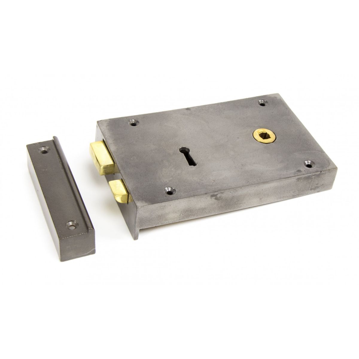 Iron Rim Lock Right Hand - Large Iron Rim Lock Right Hand - Large