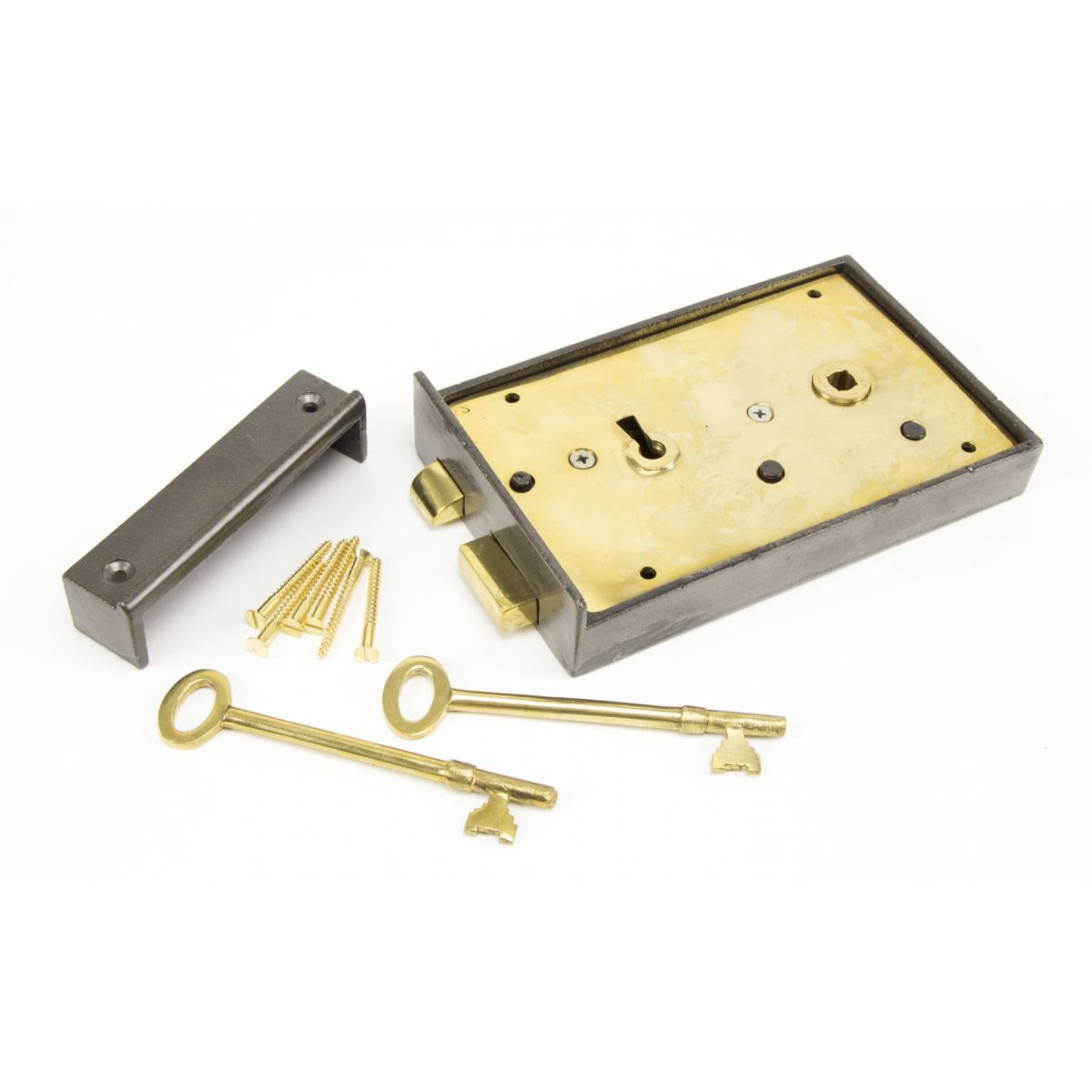 Iron Rim Lock Right Hand - Large Iron Rim Lock Right Hand - Large