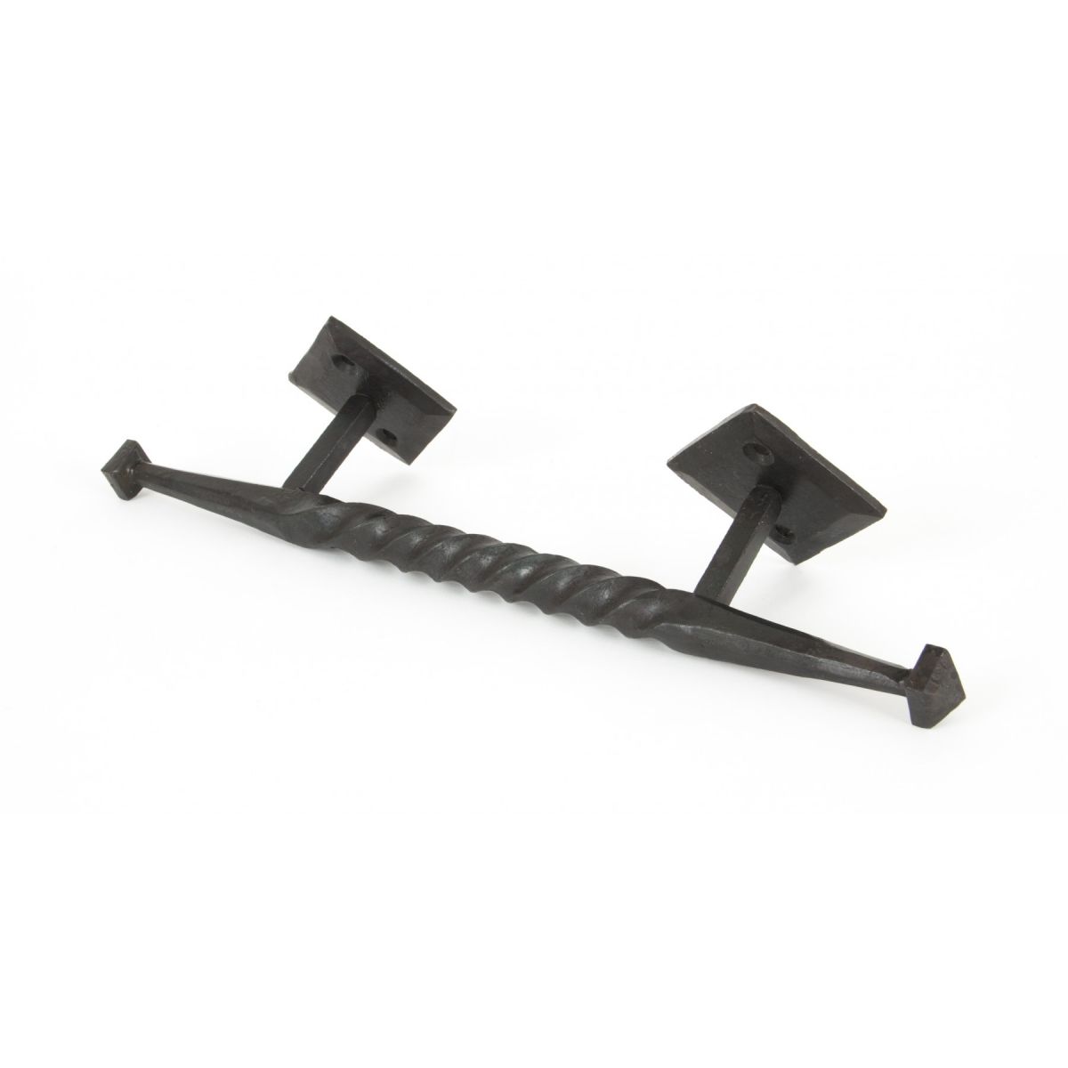 Plaited Rope Iron Pull Handle Beeswax