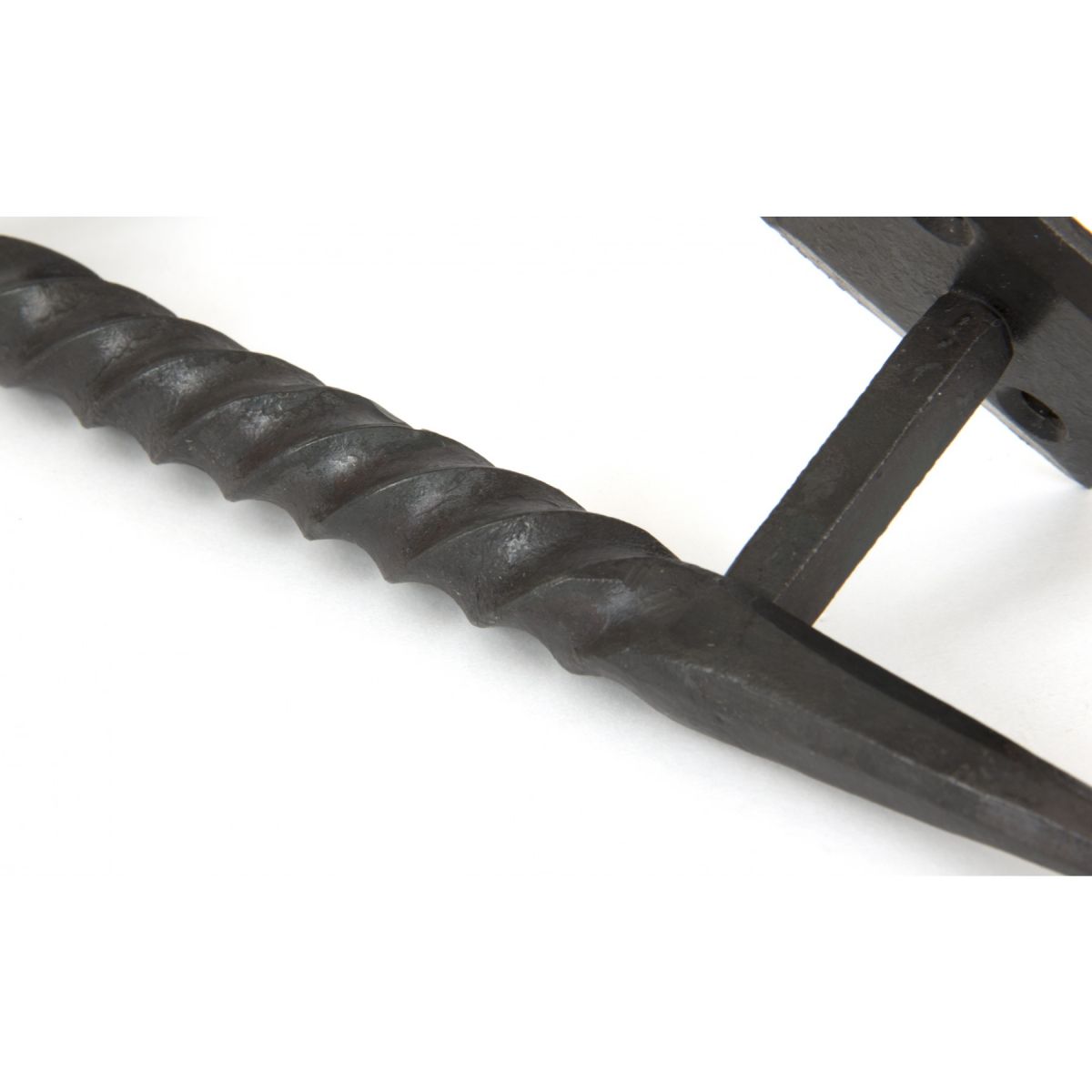 Plaited Rope Iron Pull Handle Beeswax