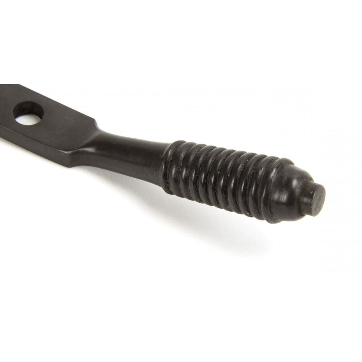 Aged Bronze Reeded Window Stay 